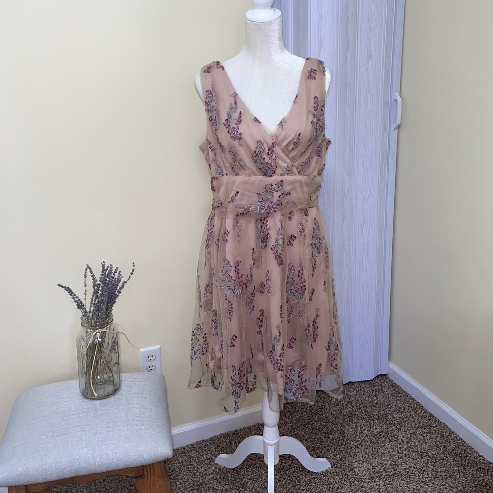 Scarlett Tulle Floral Dress Cottagecore Fairytale​